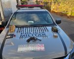 Caminhão com eletrodomésticos furtados e drogas são apreendidos em São Gonçalo do Pará