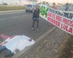 Manifestação na BR-494 cobra segurança em trecho com alto índice de acidentes em Divinópolis