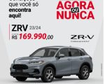 Operação Agora ou Nunca Zema Automóveis: Novo Honda ZR-V 23/24 com condições imperdíveis!