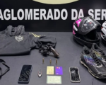 Dois suspeitos são apprehendidos no Aglomerado da Serra após roubo a mulher em Nova Lima
