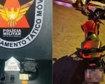 Motocicleta falha e impede fuga de bandidos que roubaram mulher em BH