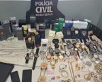 Polícia apreende joias e relógios de luxo em casa de idoso investigado no Barreiro, em BH
