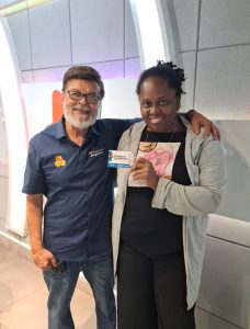 A Ganhadora do Roletrando Gláucia, esteve na Minas FM para…