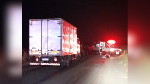 Homem morre atropelado na MG-170, em Lagoa da Prata