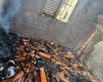 Formiga: Bombeiros combatem incêndio em casa; PM é acionada por suspeita de crime