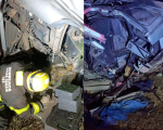 Condutor morre após carreta capotar na BR-381, em Carmópolis de Minas