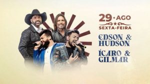 Expo Cl&aacute;udio 2025 recebe Edson & Hudson e &Iacute;caro & Gilmar nesta sexta-feira (29)