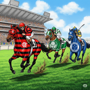 S&eacute;rie A 2025: Palmeiras e Flamengo lideram corrida pelo t&iacute;tulo, segundo Bet365