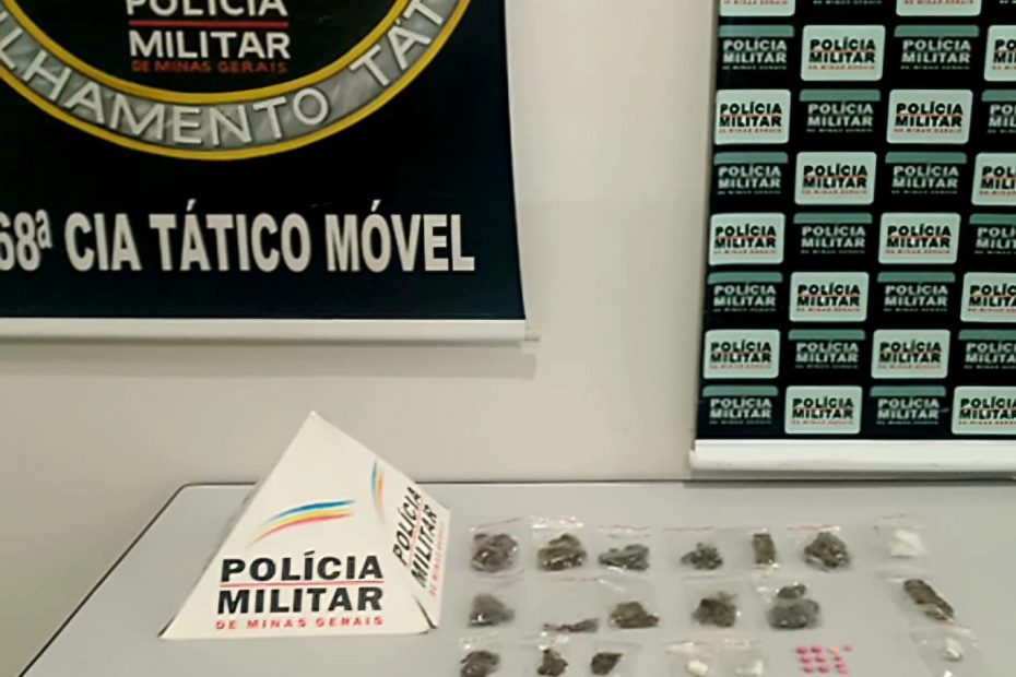 Homem é preso com maconha, haxixe e ecstasy em Nova Serrana