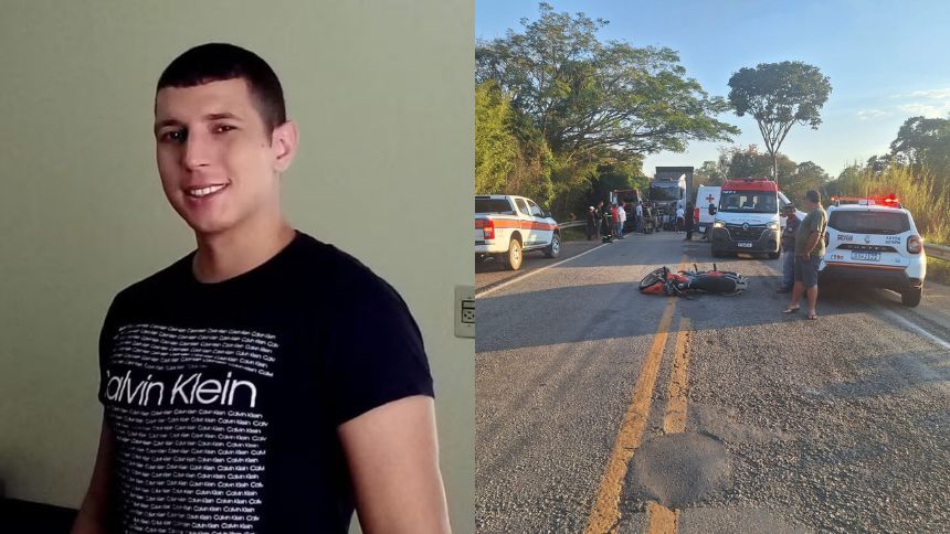Professor de Nova Serrana morre em acidente de moto na MG-423