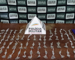 Pará de Minas: PM apreende adolescente com mais de 100 buchas de maconha