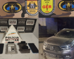 PM prende trio com carro furtado próximo ao Parque de Exposições, em Divinópolis