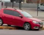 Carro desgovernado assusta pedestres no Centro de Itaúna