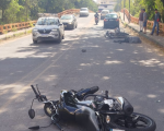Jovem morre em acidente entre motos no Bairro Esplanada, em Divinópolis