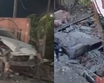 Carro colide com muro em Lagoa da Prata e deixa homem ferido