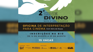 Inscri&ccedil;&otilde;es abertas para a 2&ordf; Cine Divino &ndash; Mostra de Cinema de Divin&oacute;polis