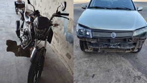 Motociclista fica gravemente ferida ap&oacute;s colis&atilde;o na MG-050 em Divin&oacute;polis