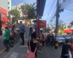Motociclista fica ferido após acidente entre duas motos no Centro de Divinópolis