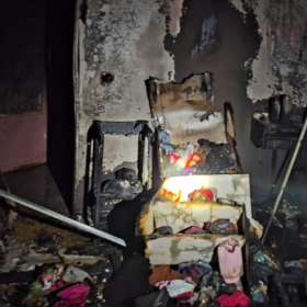 Inc&ecirc;ndio destr&oacute;i c&ocirc;modo de casa, em Formiga