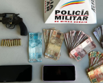 Homem é preso com arma de fogo e munições em Cláudio