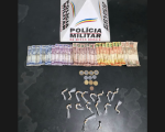 Adolescentes são apreendidos com 78 pedras de crack e dinheiro no Centro de Papagaios