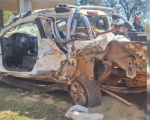 Colisão entre três veículos na MG-050 deixa idoso gravemente ferido em Formiga