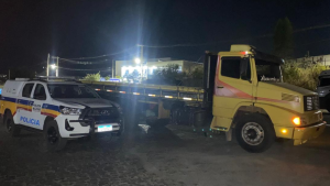 Formiga: Motorista tenta esconder placa de caminh&atilde;o com papel higi&ecirc;nico para burlar radar e acaba preso