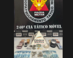 Divinópolis: Homem é preso com drogas e quase R$ 1 mil escondidos na cueca