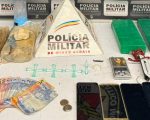 Trio é preso com barras de maconha e crack no Halim Souki, em Divinópolis