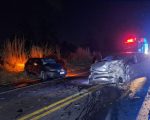 Batida entre três carros mata dois idosos na BR-354, em Formiga