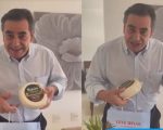 Vídeo: Domingos Sávio visita Bolsonaro e o presenteia com queijo Canastra e goiabada