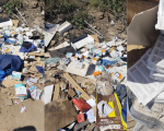 Moradores denunciam descarte irregular de materiais hospitalares no bairro Residencial Castelo, em Divinópolis