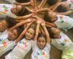 Alunos das escola Jovem aprendiz