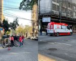 Ciclista fica ferido após ser atingido por carro no Centro de Divinópolis