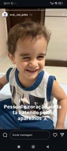 Pai confirma morte de Eduardo, crian&ccedil;a v&iacute;tima de afogamento em Divin&oacute;polis