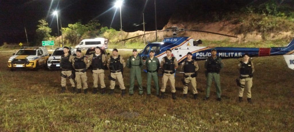 PM realiza opera&ccedil;&atilde;o 'Satura&ccedil;&atilde;o' com apoio de helic&oacute;ptero em Divin&oacute;polis