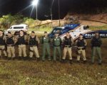 PM realiza opera&ccedil;&atilde;o 'Satura&ccedil;&atilde;o' com apoio de helic&oacute;ptero em Divin&oacute;polis