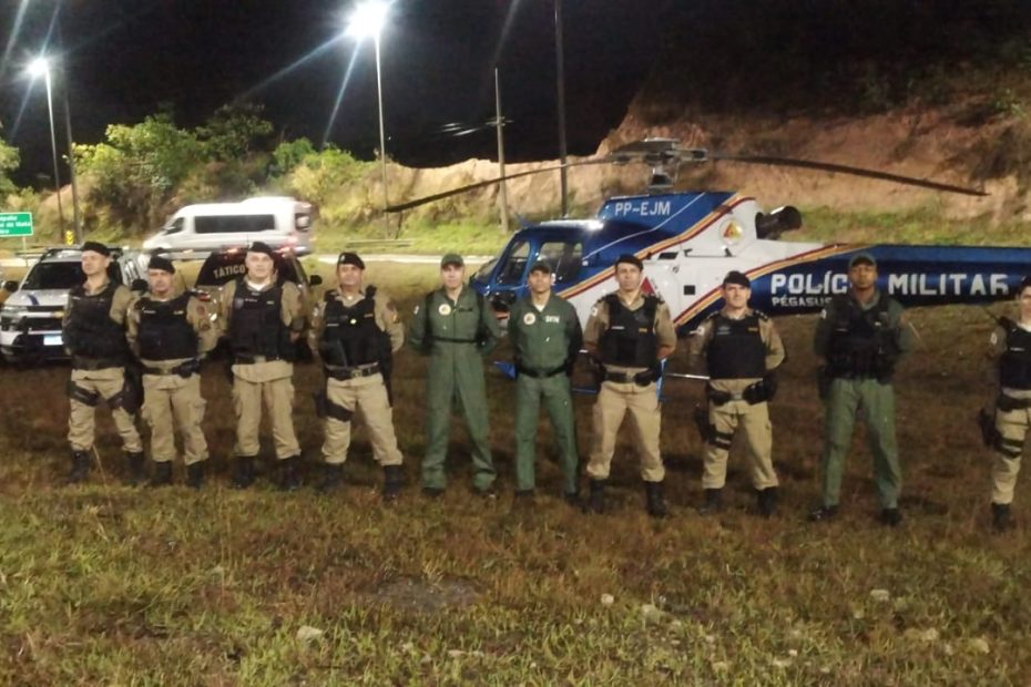 PM realiza operação 'Saturação' com apoio de helicóptero em Divinópolis