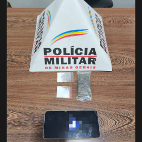 Adolescente é apreendido com drogas após perseguição policial em Perdigão