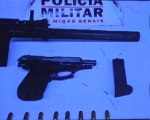 Irmãos são presos com armas no bairro Candelária, em Divinópolis