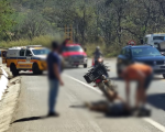 Motociclista fica gravemente ferido em acidente na BR-494, em Divinópolis