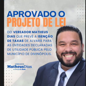 Câmara de Divinópolis aprova isenção de taxas de alvará para entidades de utilidade pública