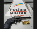PM apreende menor por porte ilegal de arma de fogo em Itaúna