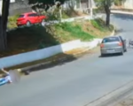 Oliveira: Acidente entre moto e carro deixa motociclista ferido