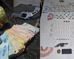 Nova Serrana: Jovem é preso com grande quantidade de drogas e mais de R$ 2 mil