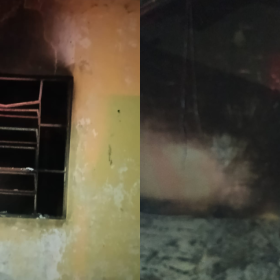 Incêndio atinge cômodo de casa abandonada em Lagoa da Prata