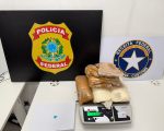 Mulher é presa com 5,2 kg de cocaína escondida em mala no Aeroporto de Confins