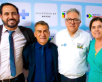 Gleide Andrade e prefeito Fábio Avelar discutem liberação de R$ 100 milhões do PAC, para maternidade e hospital em Nova Serrana