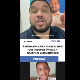 Lucas é encontrado em Divinópolis e reconhecido por matéria no MPA