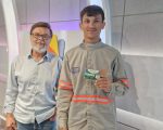 Mais um ganhador do Roletrando já retirou os seus prêmios no programa Jorge Neto